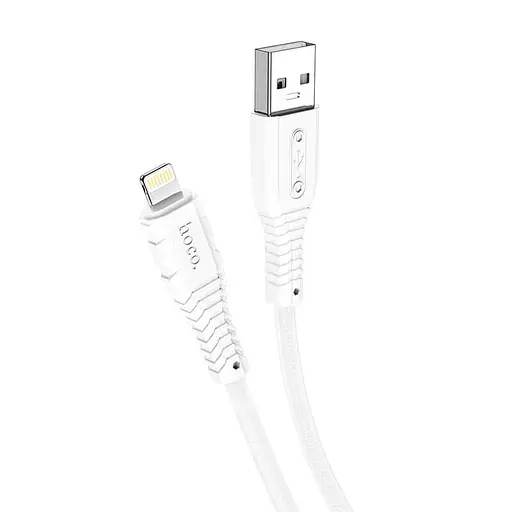 Кабель Hoco Lightning Nano silicone charging data cable X67 1 м, 2.4A