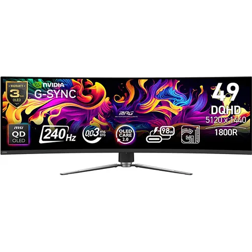 Монітор MSI 49" MPG 491CQPX QD-OLED [151618]