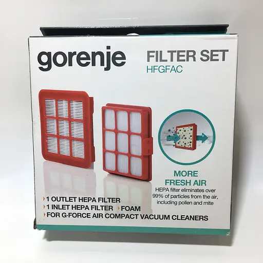 Комплект Hepa фільтрів для пилососу Gorenje VCEA01GACWCY, VC1901GACRCY, VC1701GACWCY, 732742 (HFGFAG) - фото 5