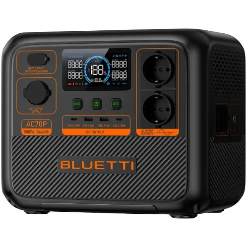 Зарядная станция Bluetti AC70P 1000W 864Wh - фото 3