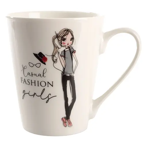 Чашка Limited Edition Fashion Girl A 300 мл біла (B02-T3977A)