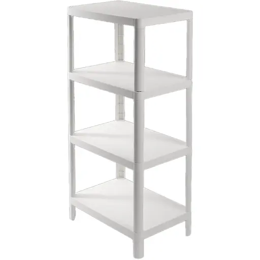 Этажерка Violet House Olympic 4-х ярусная белая (6030 Olympic 4 пол. WHITE 27*42*95 см)