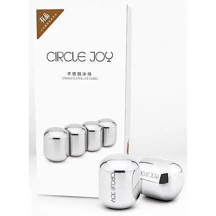 Камни кубики для виски Circle Joy Ice Cubes (CJ-BK01) 4 штуки набор - фото 6