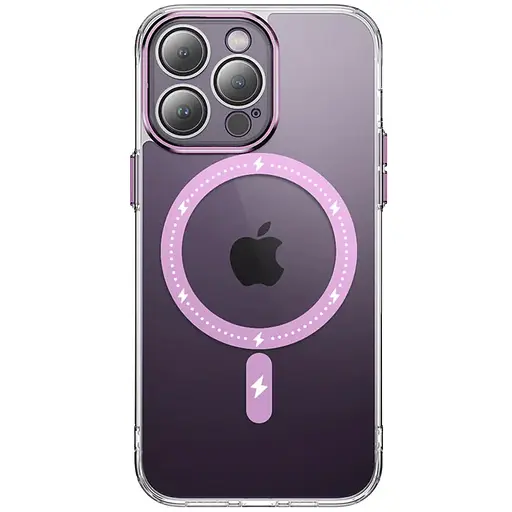 Чохол TPU+PC Colorful with MagSafe для Apple iPhone 14 Pro 6.1 Pink