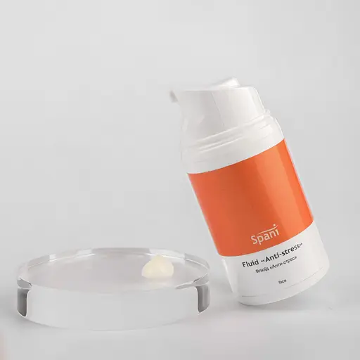 Легкий гель для лица с матирующим эффектом и SPF 35 Fluid Anti-stress SPF 35 Spani 50 мл - фото 5