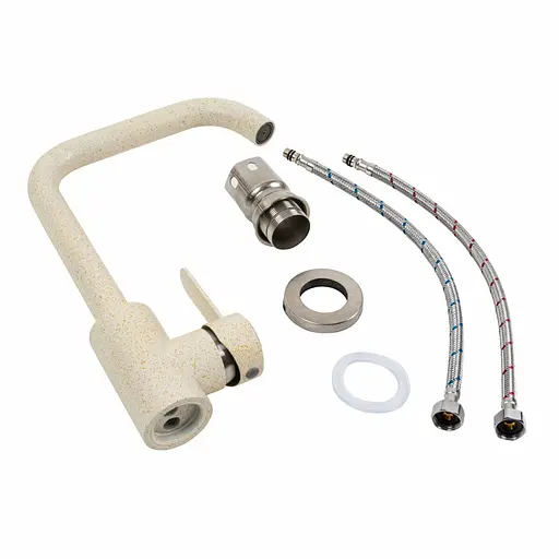 Змішувач для кухні Platinum KT 11 (3008B-FH) Пісок - фото 2