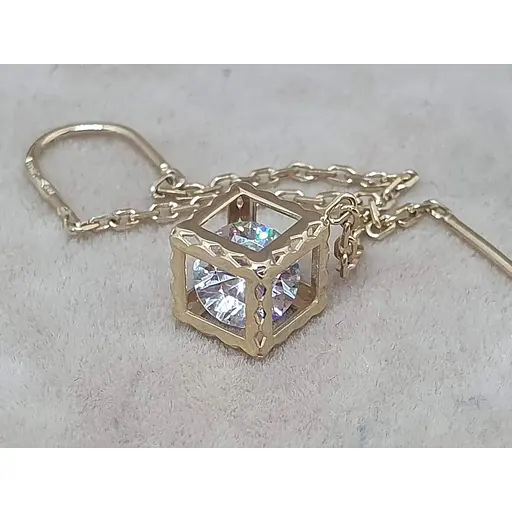 Золоті сережки-протяжки Імперія золота з фіанітами. СПП801(1)ЛИ - фото 5