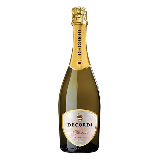 Винный напиток Decordi Moscato Spumante Dolce сладкий белый 6% 0.75 л