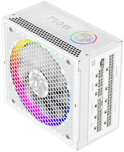 Блок живлення GameMax RGB PRO 750G 750W ATX 3.1 80+ Gold White (RGB PRO 750G WH) - фото 5