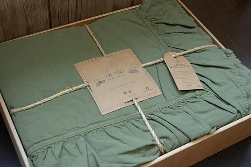 Постільна білизна Exclusive Capulet Olive Варена Бавовна Limasso pbe0051006 - фото 2