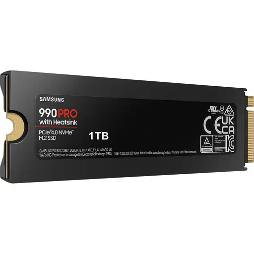 SSD накопичувач Samsung 990 PRO 1TB with Heatsink (MZ-V9P1T0CW) EU [142057] - фото 4