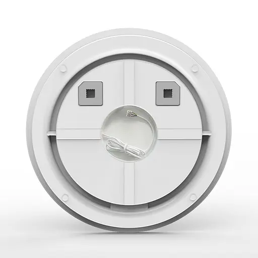 Дзеркало кругле 60*60см з підсвічуванням, диммером, підігрівом дзеркала Volle 16-21-600, Білий матовий - фото 4