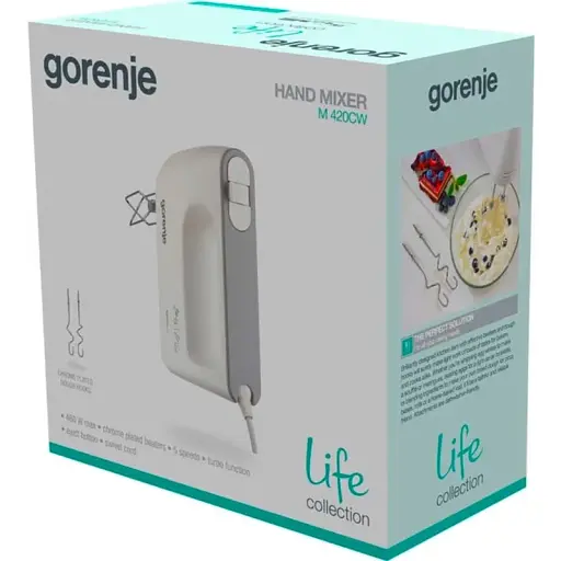 Миксер GORENJE M420 CW - фото 4
