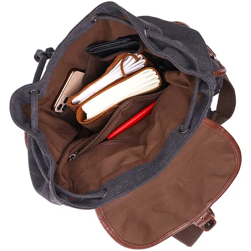 Текстильный рюкзак Vintage 30х37х13 см sum0023479 - фото 5