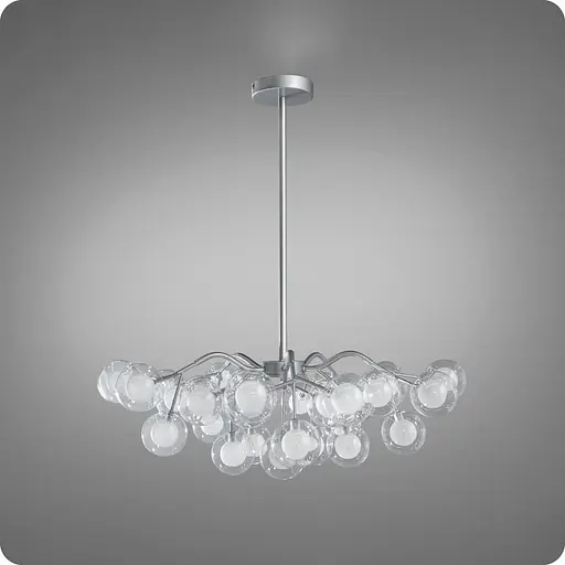 Люстра подвесная 517 Dlight на 30 ламп Хром Сатин (01954) - фото 2