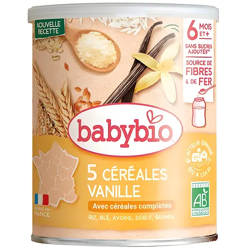 Каша злакова BabyBio з кіноа та ваніллю 220 г