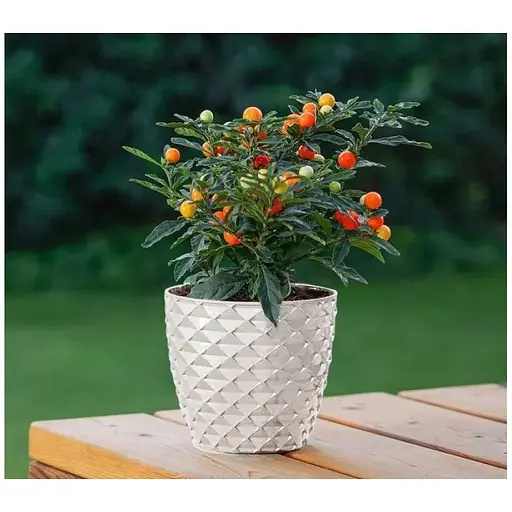 Вазон KAPADOKYA №4 5l 216х192mm антрацит - фото 2