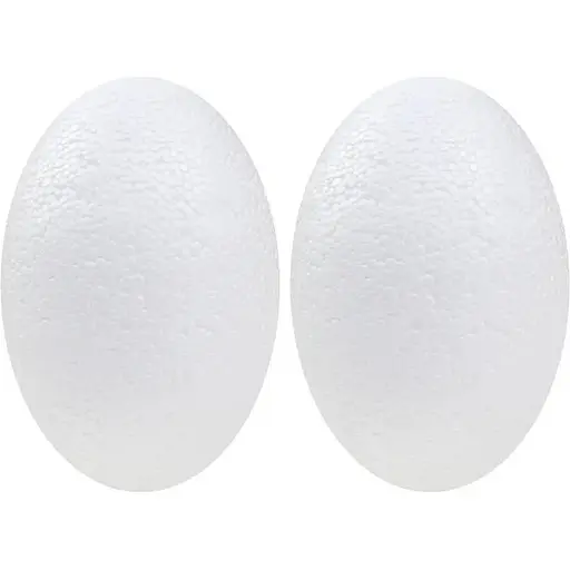 Набір пінопластових яєць 22 см 2 шт. - фото 1