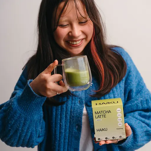 Чай матча-лате Haiku з кокосовим молоком в саше (10 шт в упаковці) - фото 4