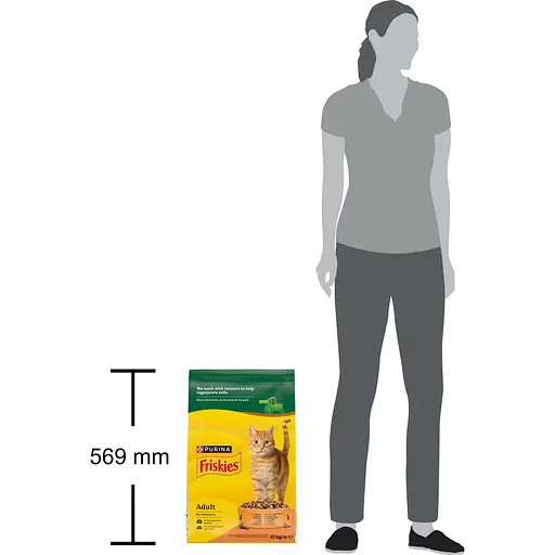 Сухой корм для котов Friskies с курицей и овощами 10 кг - фото 5