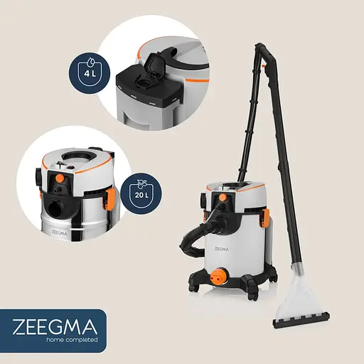 Пилосос Zeegma Zonder Wash багатофункціональний миючий Grey - фото 10