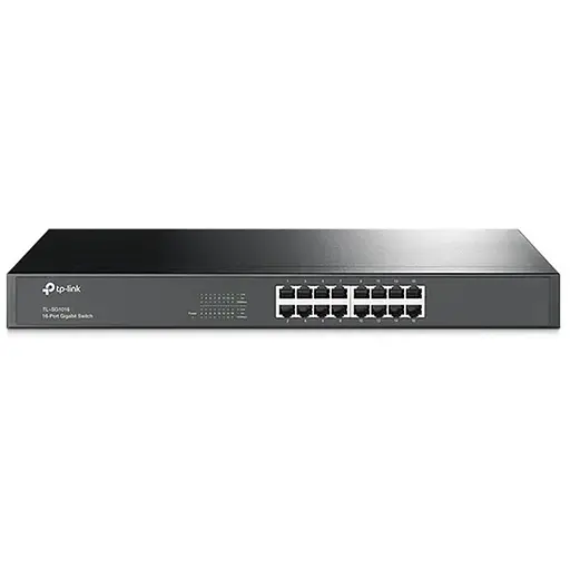 Коммутатор TP-Link TL-SG1016, 16 портовый, 10/100/1000, 19"