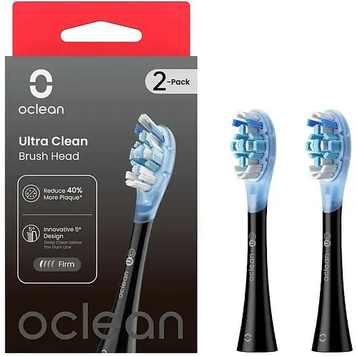 Насадка Oclean Ultra Clean Brush Head 2psc UC02 B02 Black - фото 1