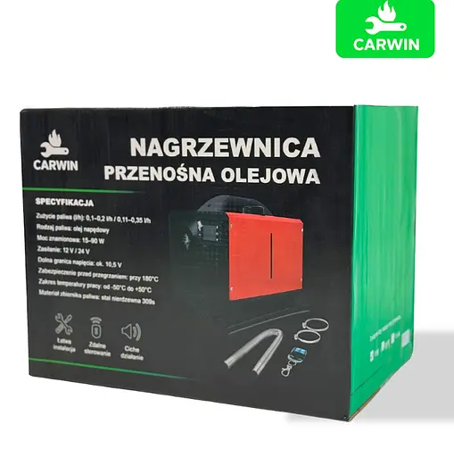 Обігрівач Webasto автономний дизельний CARWIN 10 кВт (12В24В220В) з LCD-дисплеєм та пультом ДК - фото 7