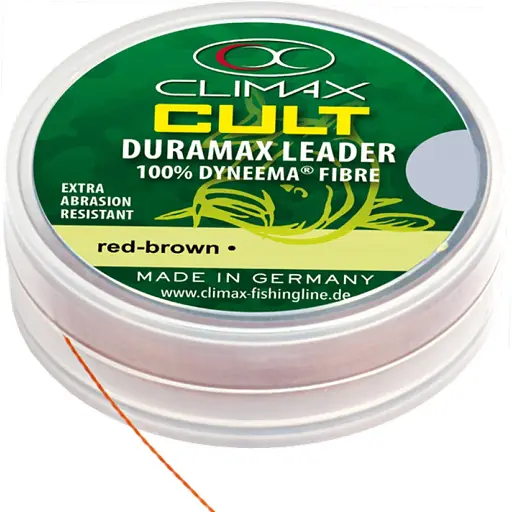 Шоклідер Cli мax Cult Dura мax Leader 25 м (red brown) 0.14 мм