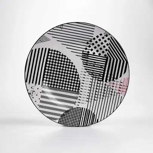 Столовий сервіз золотий на 6 персон 18 предметів набір фарфорових тарілок для сервірування столу сервіз тарілок Yiwu HP-HK-A3 - фото 6