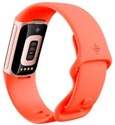 Смарт-браслет Fitbit by Google Charge 6 Gold koperta / coral belt - фото 3