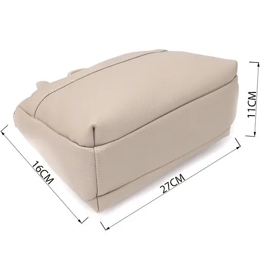 Женская сумка Vintage из натуральной кожи с жестким основанием 27х16х11 см sum0027559 - фото 3