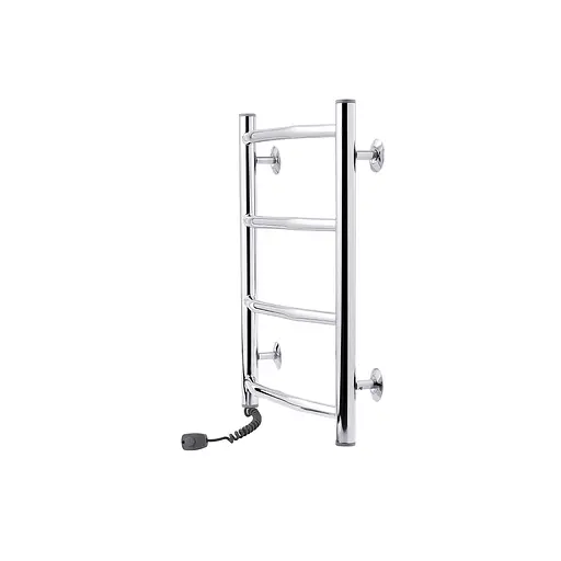 Рушникосушарка електрична Kroner Трапеція ДТ01EL 500x400/4 EL CV026129, Хром, Ліве - фото 3