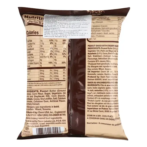 Снеки кукурудзяні Bamba з горіховим кремом 60 г - фото 2