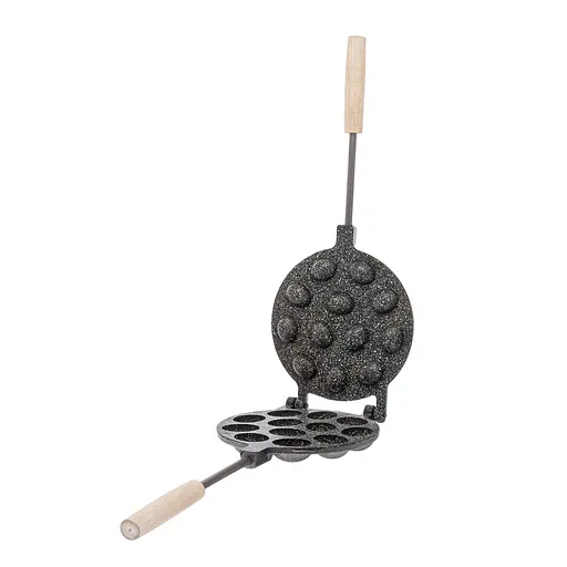 Орешница форма для выпечки печенья в виде орешков с антипригарным гранитным покрытием на 12 орехов, ХЕАЗ Черный 86263 - фото 8