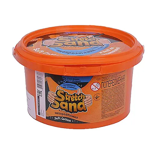 Набір креативної творчості "Stretch Sand" STS-02-01U 400 гр Помаранчевий