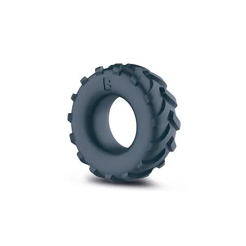 Эрекционное кольцо Boners Tire 5.5 см серый - фото 3