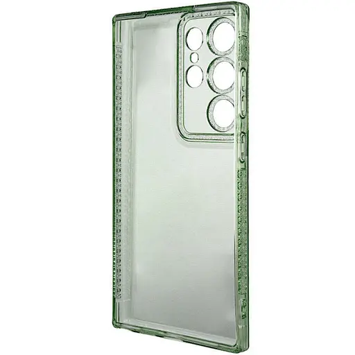 Чохол TPU Starfall Clear для Samsung Galaxy S23 Ultra Зелений - фото 2