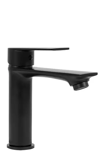 Смеситель для умывальника Rea Mayson низкий black REA-B5100 Черный матовый - фото 1
