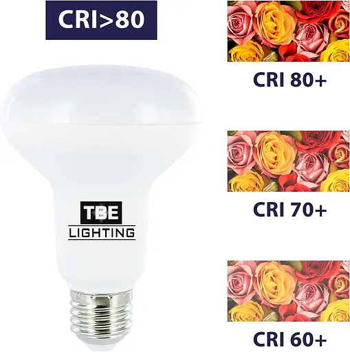 Світлодіодна світлодіодна лампа R80 TBE LIGHTING 15 Вт - стандартне гвинтове кріплення E27, еквівалентна енергозберігаюча - фото 4