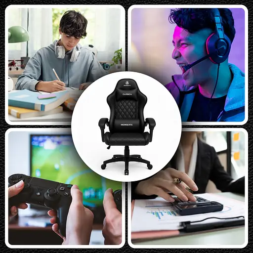 Крісло геймерське Memseats офісне Black (100019) - фото 5