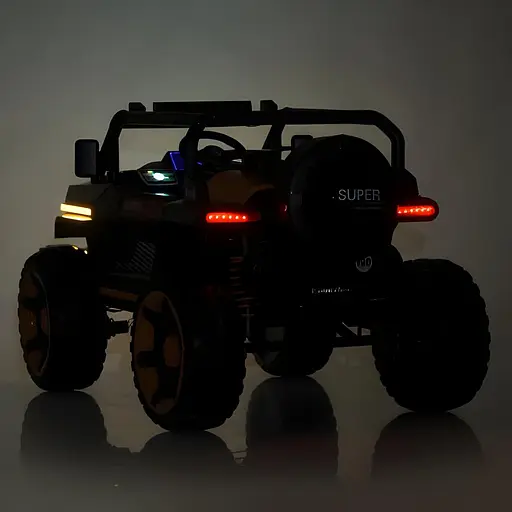 Електромобіль дитячий Bambi Джип Racer M 5824EBLR 19 24V Карбоновий - фото 2