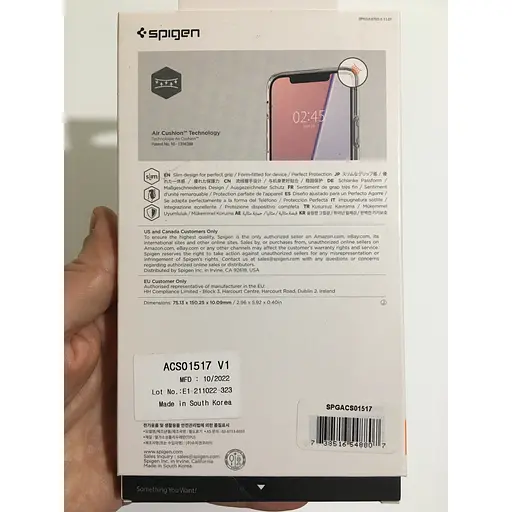 Оригинальный прозрачный силиконовый чехол для Iphone 12 Pro Spigen Liquid Crystal ACS01517 - фото 6