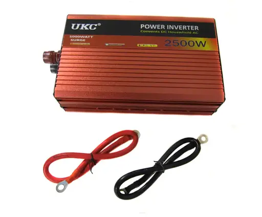 Преобразователь авто инвертор UKC 12V-220V AR 2500W c функции плавного пуска - фото 2