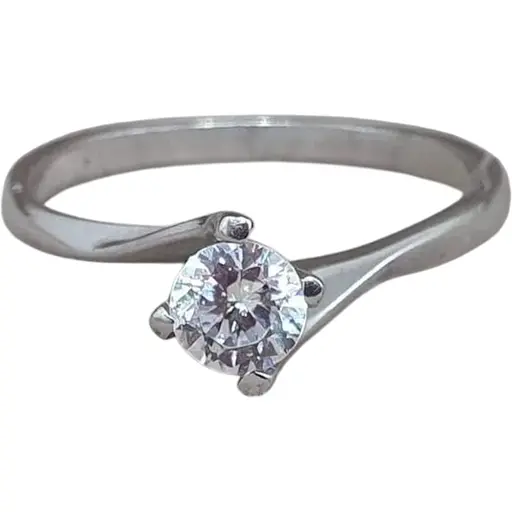 Серебряное кольцо Qvaliz с фианитом. 901-00783/16