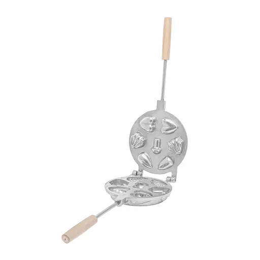 Форма для выпечки орешков орешница ассорти (сердечки, шишки, ракушки, грибочки), ХЕАЗ 81840 - фото 6