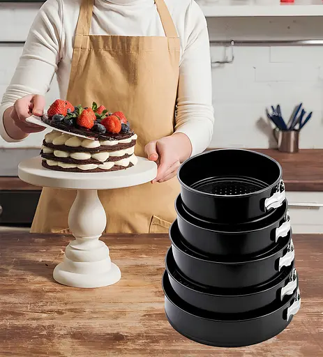 Набір роз'ємних тефлонових форм з шести предметів (18/20/22/24/26/28 см), A-plus 81476 - фото 2