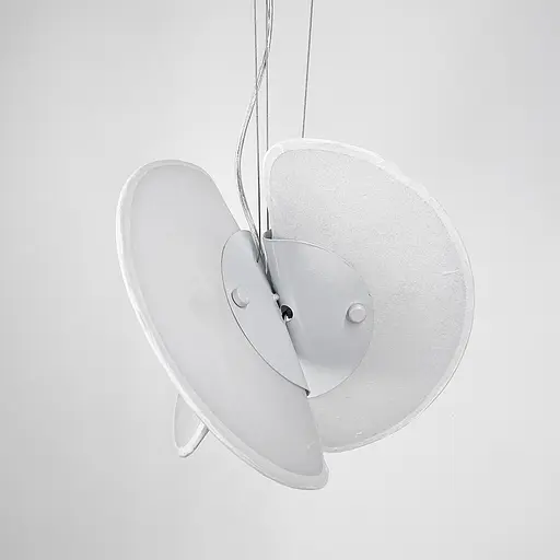 Футуристична люстра у білому корпусі Ø 30 см | Арт. PLP 07-300 | Line F - фото 5