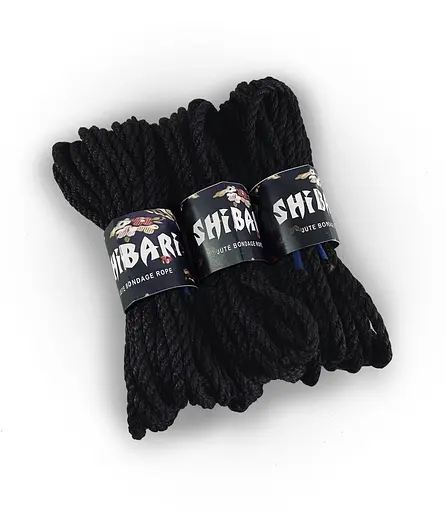 Джутовая веревка для Шибари Feral Feelings Shibari Rope, 8 м черная - фото 2