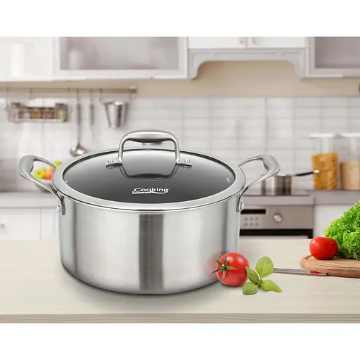 Каструля з нержавіючої сталі Heinner Titanium3 2.8 л (HR-MRK-20) - фото 5